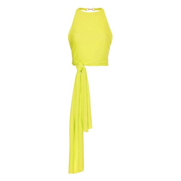 Esteban Cortazar Green Tie Around Top XS - Picture 4 of 14